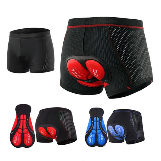 Breathable cycling pants sports underwear men's thickened shock-absorbing silicone pad cycling shorts